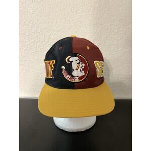 Vintage Florida State Seminoles Hat American Needle Snapback 90s Wool